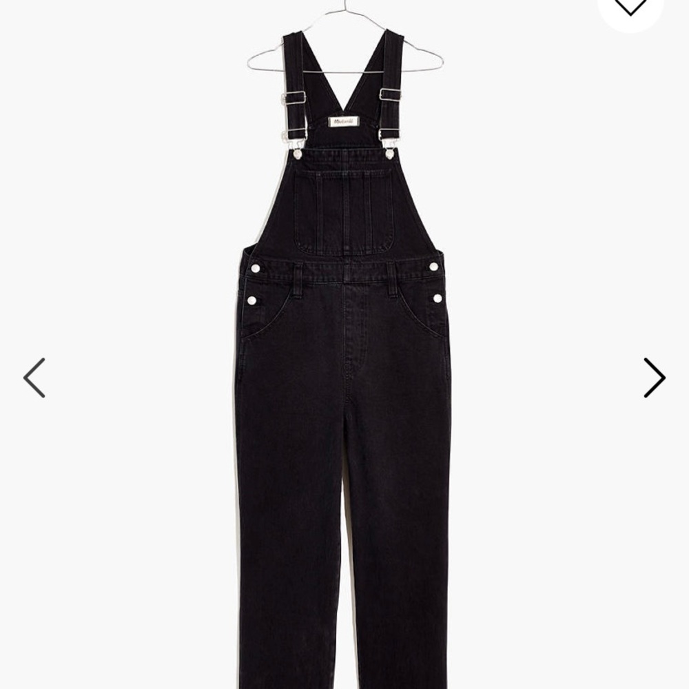 Madewell Straight-Leg Overalls in Lunar Wash